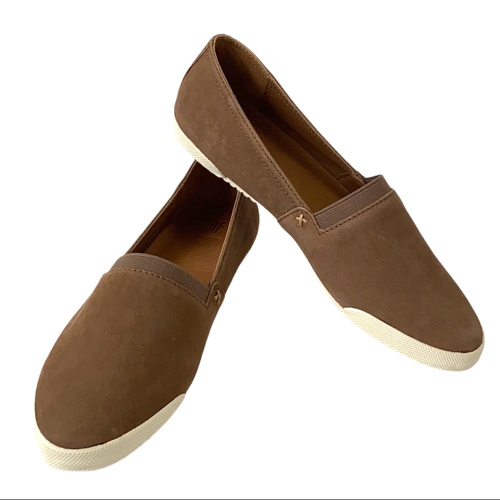 NEW Frye Melanie Leather Slip-on Sneakers